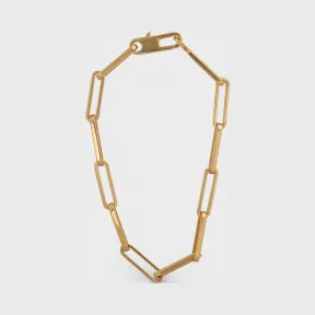 思琳/Celine 女士 Chaîne Plate 镀金银质手镯 46P756SIV.35OR