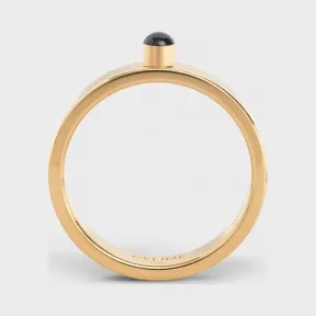 思琳/Celine 女士 金色饰面黄铜和珐琅炫彩戒指 46R066BRE.38NG