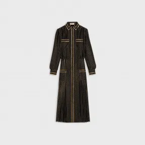 思琳/Celine 女士 CELINE 金色饰面黄铜和养殖珍珠长项链 46S176BPA.01GI