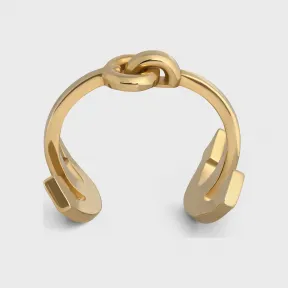 思琳/Celine 女士 Anchor Celine 硬质手链金黄铜 - 金色 46W366BRA.35OR