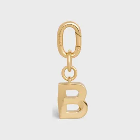 思琳/Celine 女士 黄铜B吊饰 - 金色饰面 49G886BRA.35OR