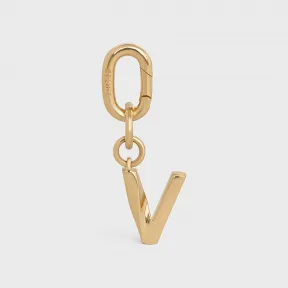 思琳/Celine 女士 黄铜V吊饰 - 金色饰面 49H096BRA.35OR