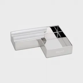 思琳/Celine 女士 标志印花纯银配袋烟灰缸 4M0112AAU.36AG