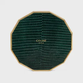 思琳/Celine 精钢和蜥蜴皮革烛杯盖 4M3634AMH.31AN