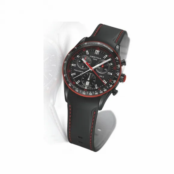 雪铁纳/Certina DS-2极速系列 41 MM 精钢 石英机芯 男表 C024.447.17.051.21