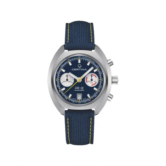 雪铁纳/Certina DS-2 Chronograph Automatic 43.36MM 316L精钢|316L精钢 自动机械机芯 男表 C024.462.18.041.00