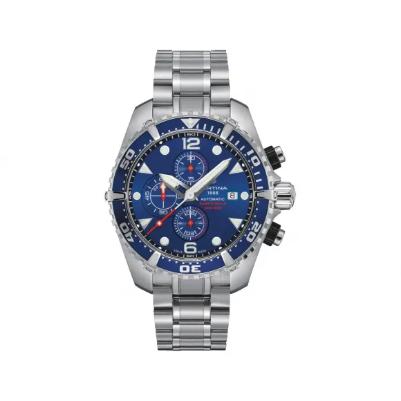 雪铁纳/Certina 动能系列潜水 45.7MM 316L精钢 自动机械机芯  C032.427.11.041.00