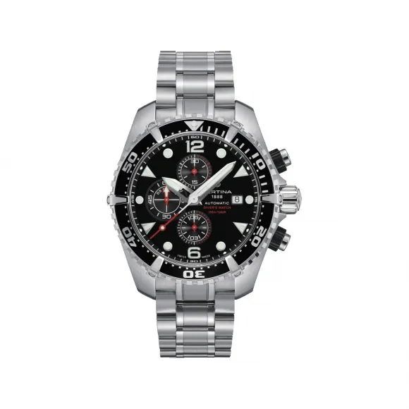 雪铁纳/Certina 动能系列潜水 45.7MM 316L精钢 自动机械机芯  C032.427.11.051.00