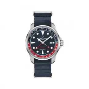 雪铁纳/Certina 动能系列两地时 43.1MM 316L精钢 自动机械机芯  C032.429.18.041.00