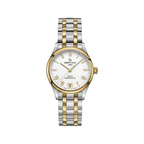 雪铁纳/Certina DS-8 星悦系列劲能80女士腕表 31.50 MM 带有 PVD 涂层的 316L 精钢 自动机械机芯 女表 C033.207.22.013.00