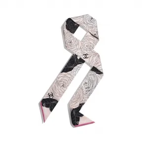 香奈儿/Chanel 细发带  真丝斜纹布  米色、黑与乳白 AA6836-B03055-N6975