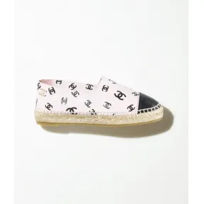 香奈儿/Chanel 草编鞋 - 印花小羊皮与小羊皮 — 时尚 G38628-Y55871-K4266