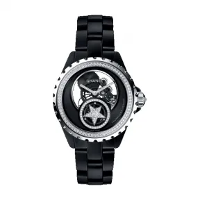 香奈儿/Chanel J12 镂空浮动式陀飞轮腕表 - H4562