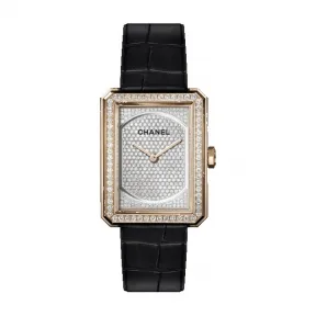 香奈儿/Chanel BEIGE米色18K金表壳  石英机芯 BOY·FRIEND腕表 - H6593