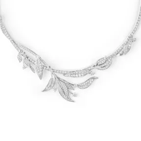 尚美/Chaumet Jardins花园主题 Laurier月桂颂歌系列 项链 白金 - 083504