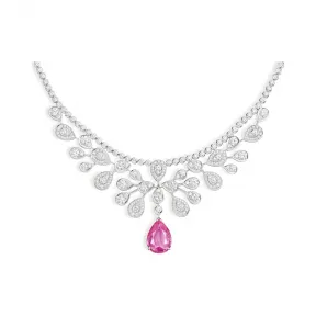 尚美/Chaumet Joséphine加冕 · 爱系列 鹭羽 · 冠冕项链 白金 - 083787