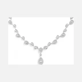 尚美/Chaumet Joséphine加冕•爱系列 鹭羽•冠冕项链 白金 - 083839