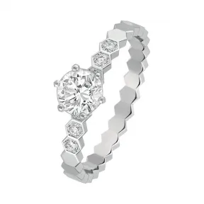 尚美/Chaumet Bee My Love 爱∙ 巢系列 钻戒 白金 - J1NG00