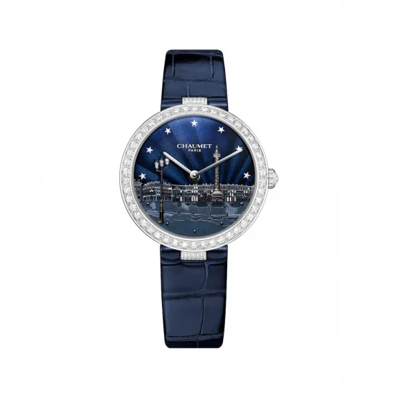 尚美/Chaumet Infiniment 12 - Rêverie Nocturne 系列腕表 白金 - W84530-001M