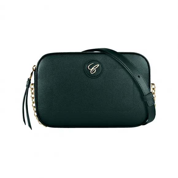 萧邦/Chopard HAPPY SPORT CAMERA包 绿色粒面小牛皮 | 95000-1112