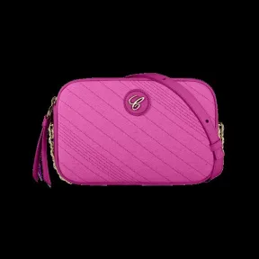 萧邦/Chopard HAPPY SPORT CAMERA包 紫红色牛仔布 | 95000-1117