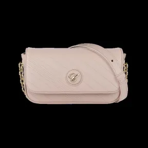 萧邦/Chopard HAPPY SPORT斜挎包 裸色绗缝小牛皮 | 95000-1120