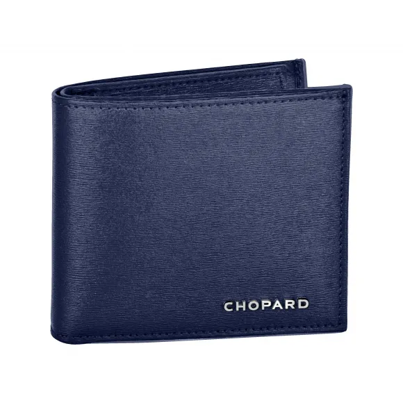 萧邦/Chopard CLASSIC小号钱包 蓝色粒面小牛皮 | 95012-0354