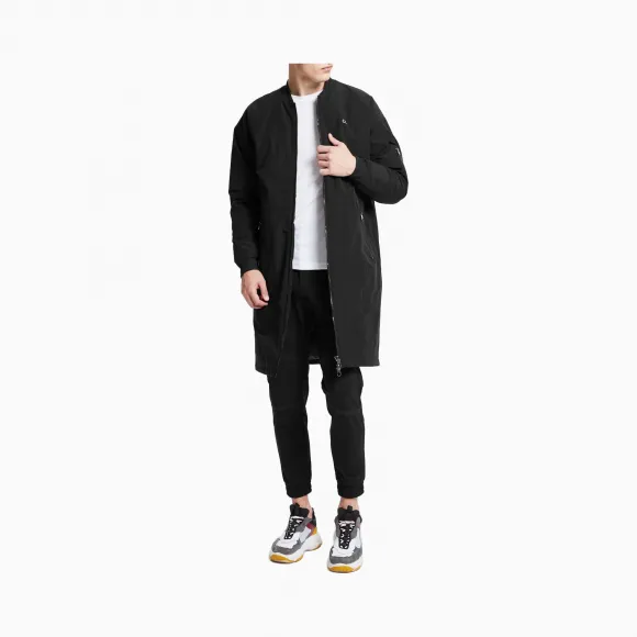 卡尔文·克莱恩/Calvin Klein 男士长款飞行员外套4MH9O612-休闲运动系列