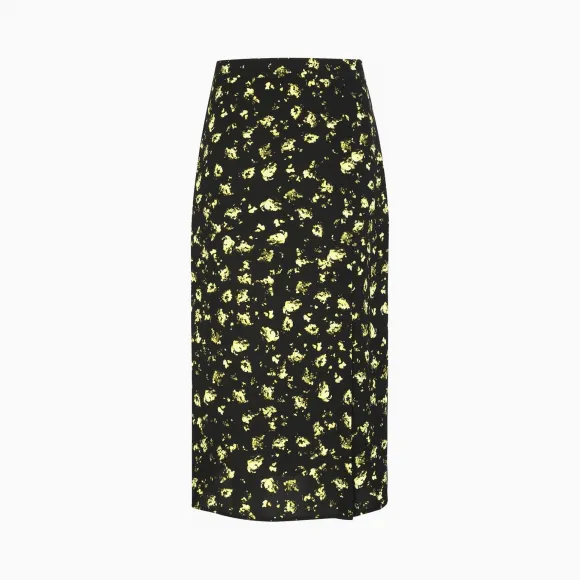 Calvin Klein 女装 休闲黑底印花裙 J213902-牛仔休闲系列