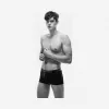 卡尔文·克莱恩/Calvin Klein 男士秋冬新款LOGO边透气平角内裤 NB1561-内衣系列