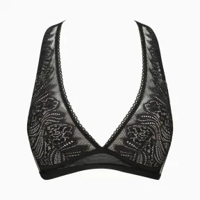 Calvin Klein 女装 无钢圈薄垫软杯蕾丝文胸 Qf5877Ad-内衣系列