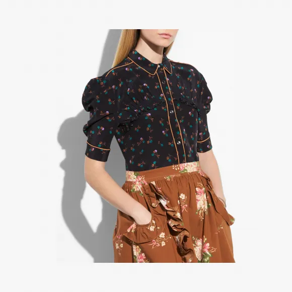 蔻驰/Coach 前褶衬衣 23040 BLC