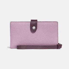 蔻驰/Coach 拼色皮革手机腕包 23528 SVNL7