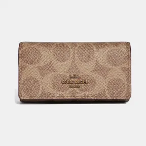 蔻驰/Coach 经典标志帆布6环钥匙包 33069 B4NQ4