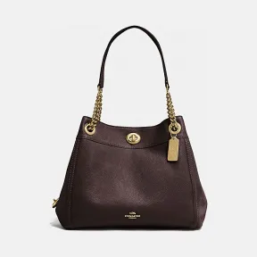 蔻驰/Coach 抛光粒面皮革EDIE单肩包 36855_LICHT