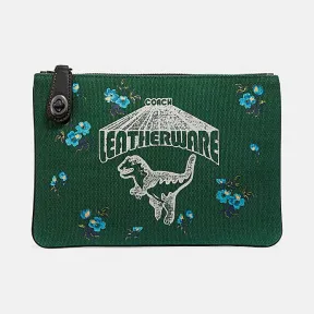 蔻驰/Coach REXY装饰旋锁26号手拿包 51227 V5GRN