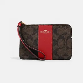 蔻驰/Coach 经典标志角拉链腕包 58035-IMRVQ