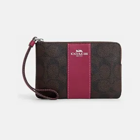 蔻驰/Coach 经典标志角拉链腕包 58035-SVWGF