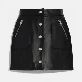 蔻驰/Coach   真皮迷你裙 67643-BLK-0