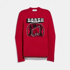 蔻驰/Coach 春节系列毛衣 68025 RED