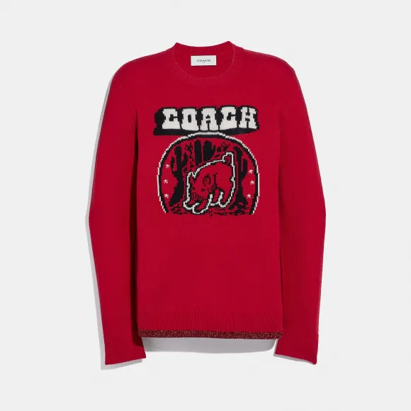 蔻驰/Coach 春节系列毛衣 68025 RED