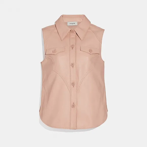 蔻驰/Coach  无袖西部皮衬衣 69871_PIN_02