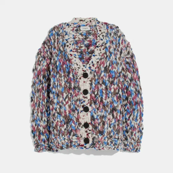 蔻驰/Coach 粗毛开襟毛衣 72545 L38