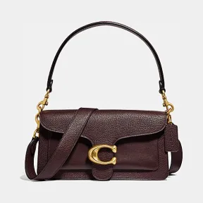 蔻驰/Coach 抛光鹅卵石纹混合皮革Tabby 26号单肩包 73722 B4OXB