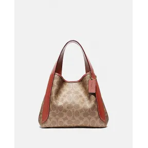 蔻驰/Coach 经典标志帆布HADLEY 21号半月包 79251_B4NQ4