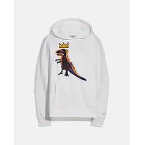 蔻驰/Coach COACH X JEAN-MICHEL BASQUIAT连帽卫衣 C0280-WHT-S