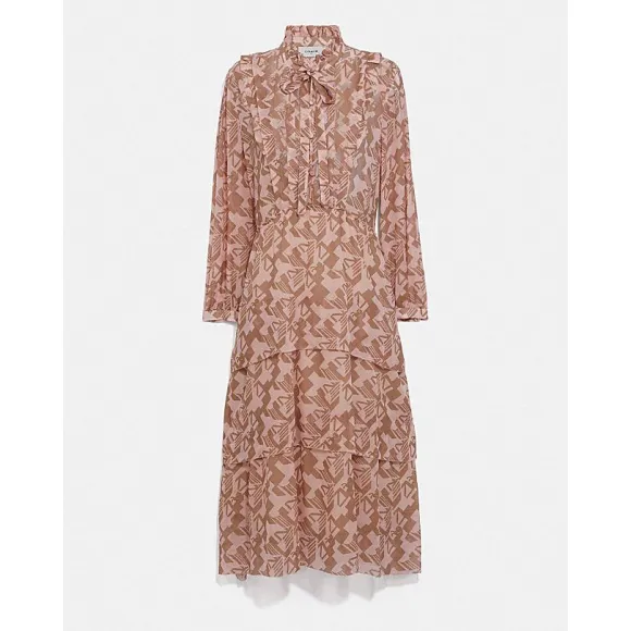 蔻驰/Coach 乔其纱打褶裙 C2199-PCE-08