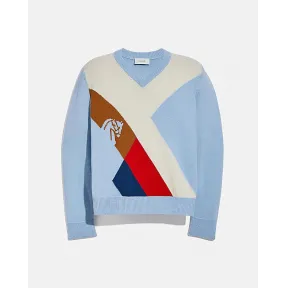 蔻驰/Coach HORSE ARGYLE毛衣 C4670-PBU-S