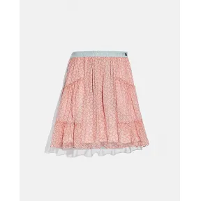 蔻驰/Coach 丹宁腰头迷你裙 C5009-QR7-08