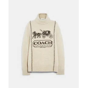 蔻驰/Coach 马车图案毛衣 C5508-OAT-XS